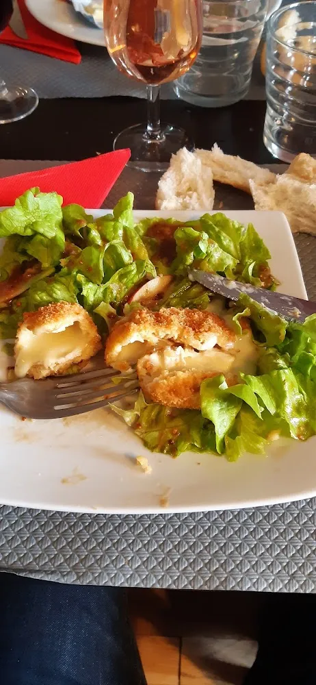 Salade Normande Camembert Frit